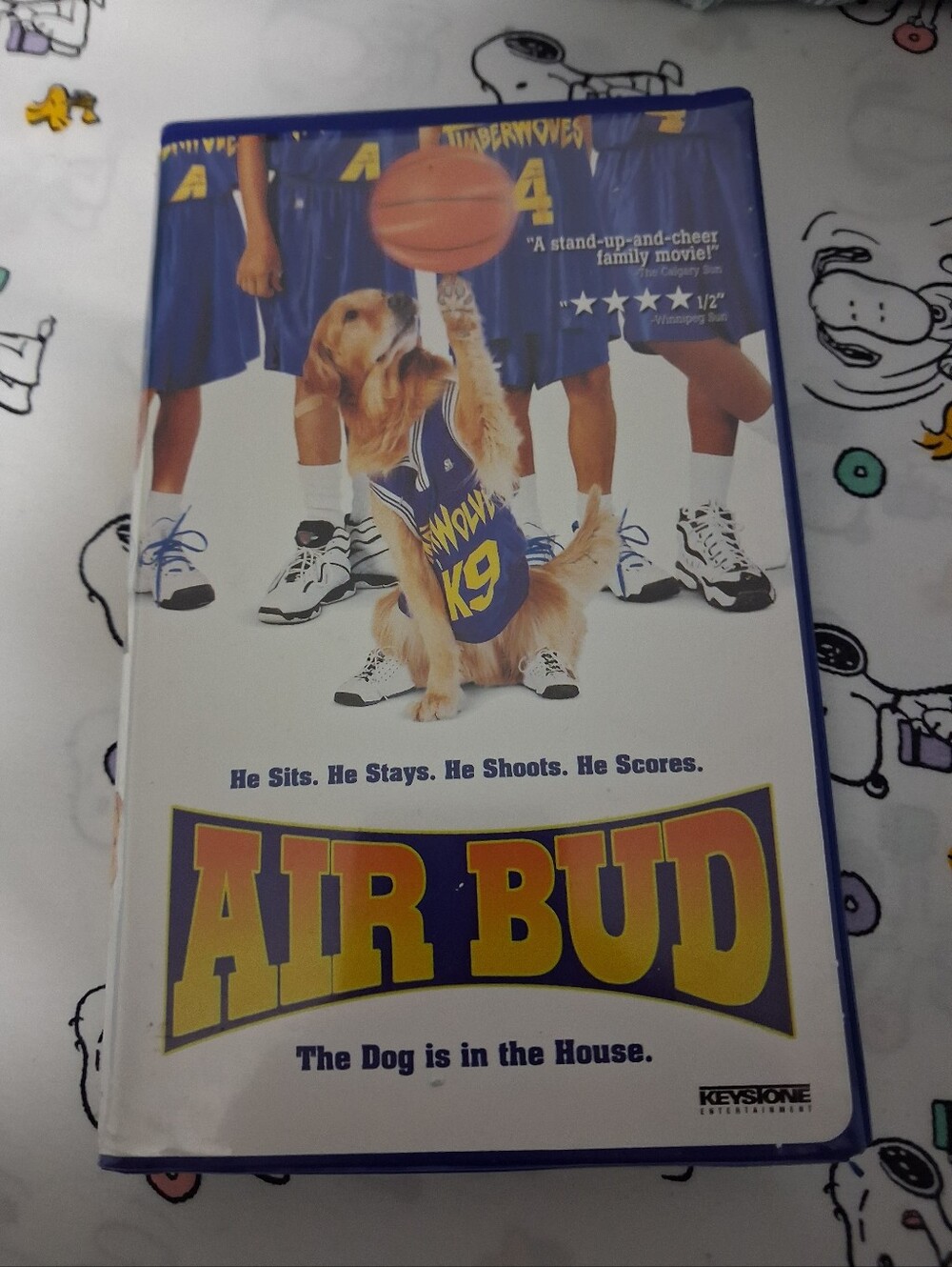 Vintage 1990s Air Bud Movie VHS Tape Keystone Entertainment Basketball